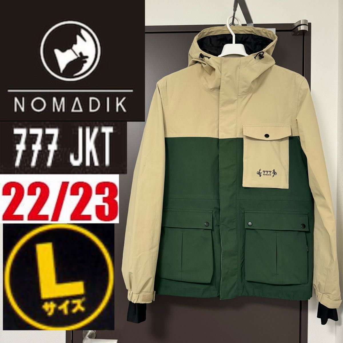 22-23 NOMADIK 777 SNOW WEAR JACKET ノマディック スノーボード 22-23 NOMADIK 777 SNOW WEAR JACKET ノマディック スノーボード