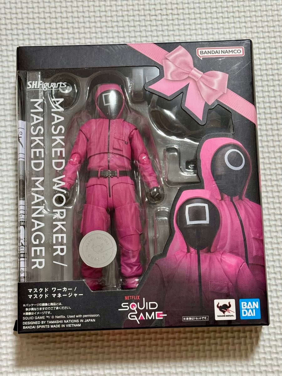 S H Figuarts イカゲーム マスクド ワーカー/マスクド S H Figuarts イカゲーム マスクド ワーカー/マスクド