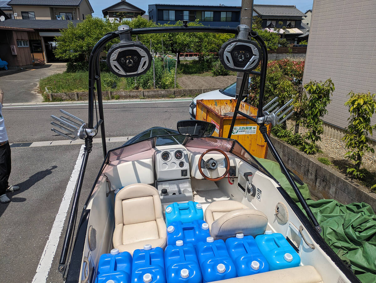 クリスマスファッション 愛知県一宮市発】スズキ スズキDF115F 19フィート スプラッシュR 小型モーターボート