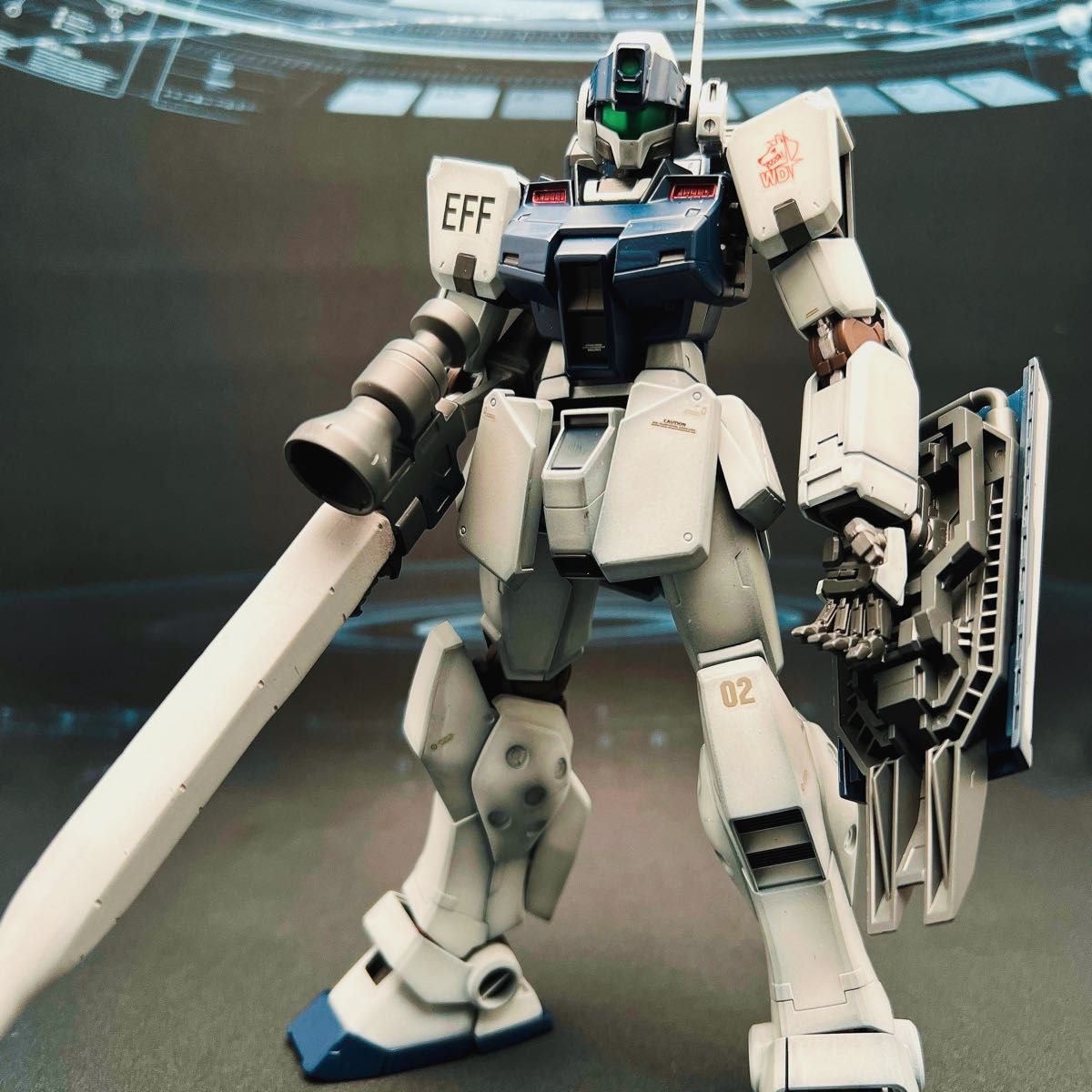 MG ジム・スナイパーカスタムII ホワイト・ディンゴ隊仕様 MG ジム・スナイパーカスタムII ホワイト・ディンゴ隊仕様