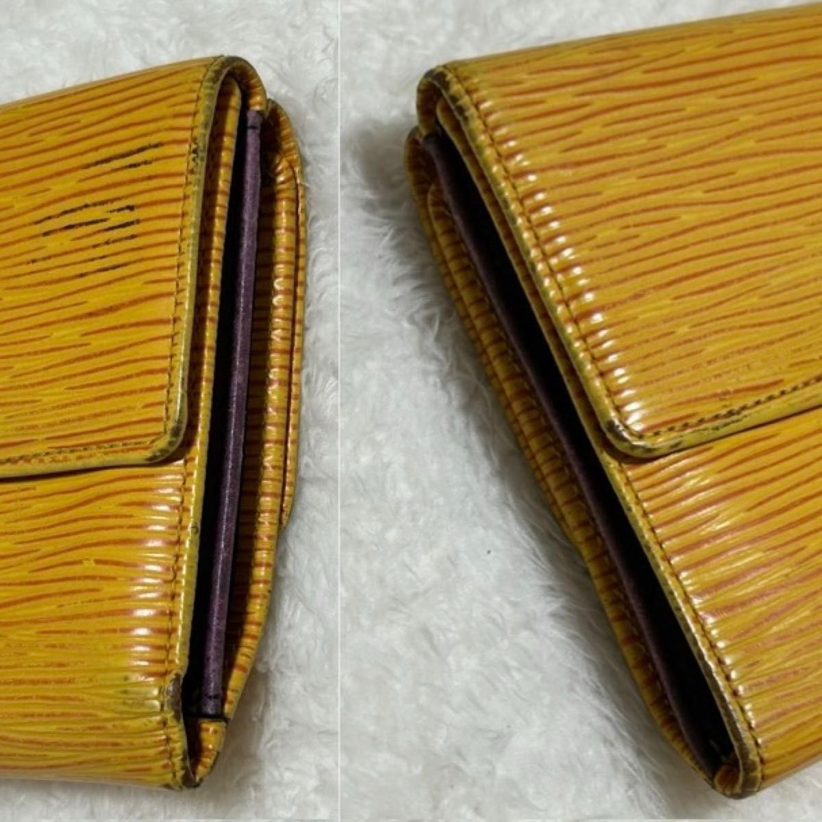 LOUIS VUITTON ルイヴィトン エピ wホック カルトクレディ 三 LOUIS VUITTON ルイヴィトン エピ wホック カルトクレディ 三