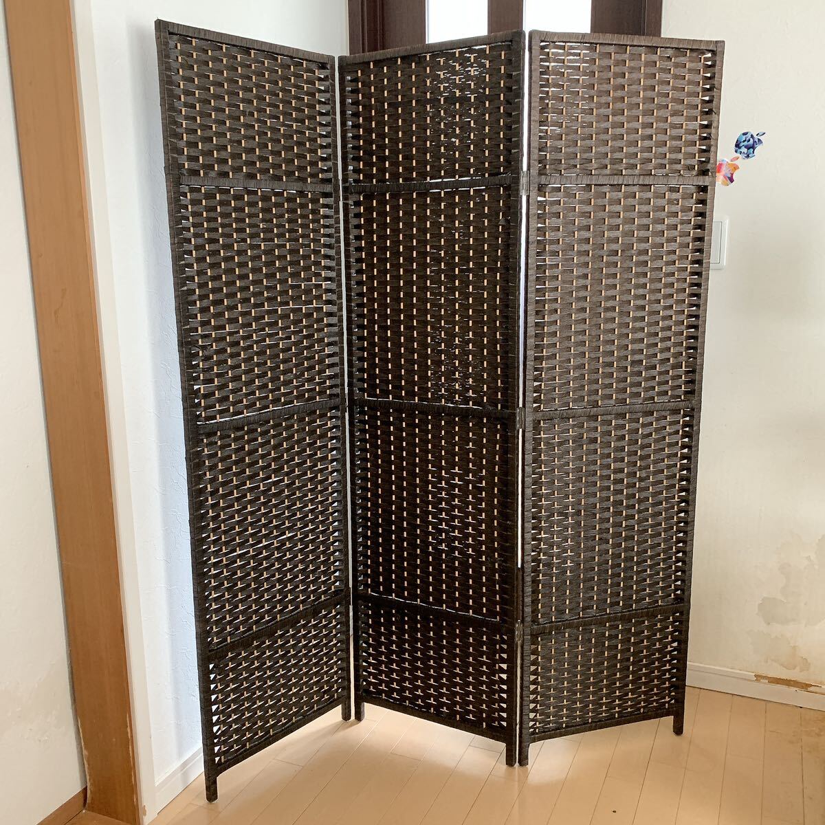 茶道具 衝立 屏風 アンティーク パーテーション 間仕切り 竹製 茶道具 衝立 屏風 アンティーク パーテーション 間仕切り 竹製