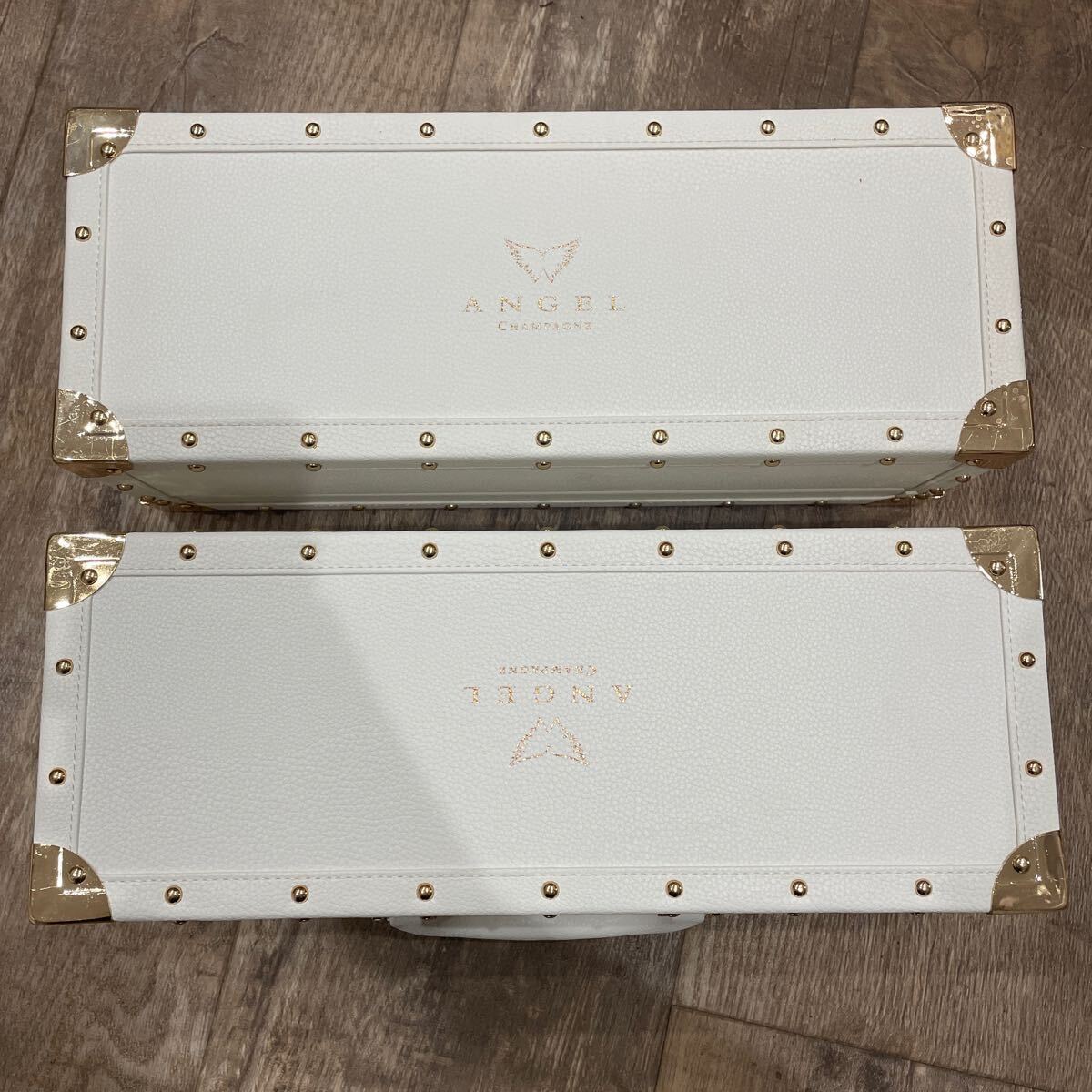 ANGEL CHAMPAGNE エンジェル シャンパン ケース ホワイト 空箱 2 ANGEL CHAMPAGNE エンジェル シャンパン ケース ホワイト 空箱 2