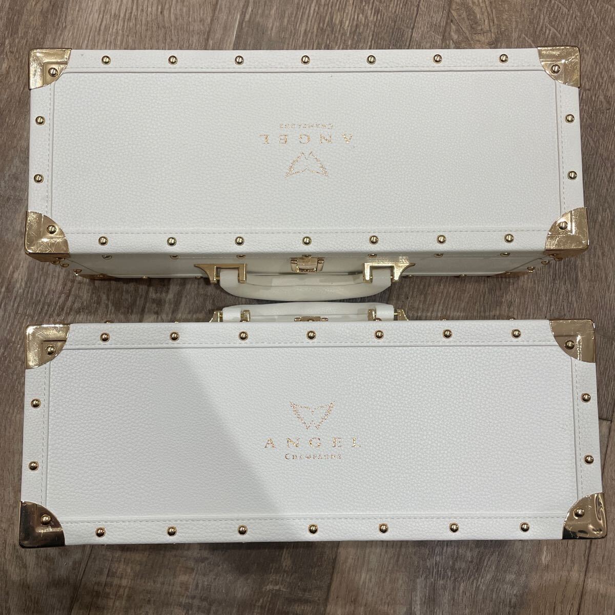 ANGEL CHAMPAGNE エンジェル シャンパン ケース ホワイト 空箱 2 ANGEL CHAMPAGNE エンジェル シャンパン ケース ホワイト 空箱 2