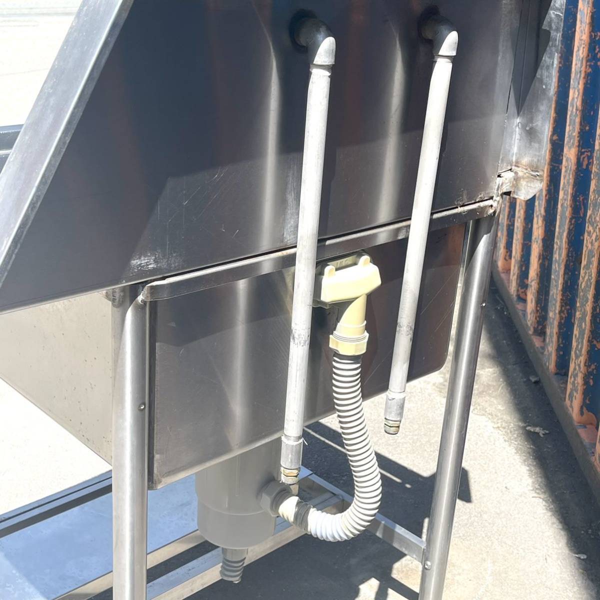 業務用/厨房用品 ステンレス製 ソイルドシンク/1槽シンク/食洗機 業務用/厨房用品 ステンレス製 ソイルドシンク/1槽シンク/食洗機