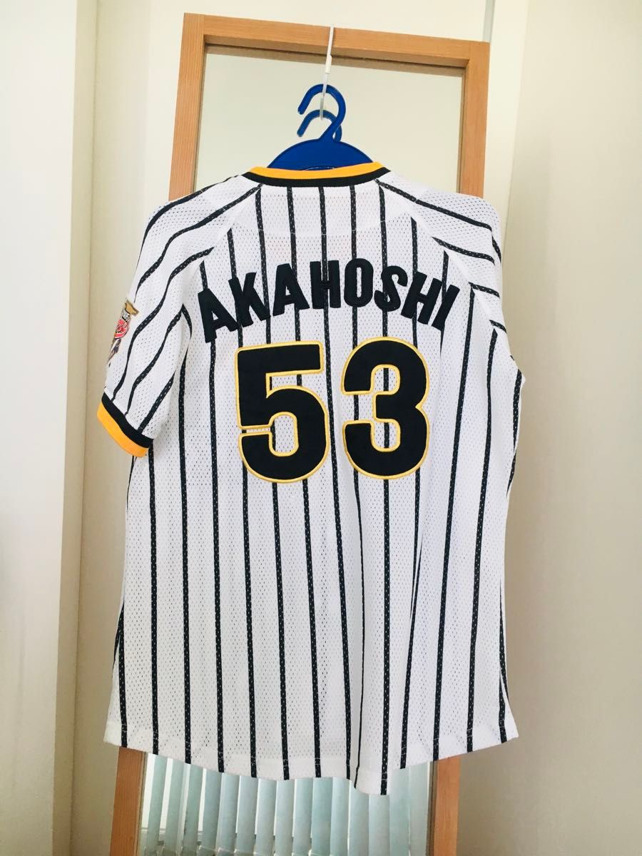 阪神タイガース 赤星憲広選手 ユニフォーム 2005優勝ワッペン 阪神タイガース 赤星憲広選手 ユニフォーム 2005優勝ワッペン
