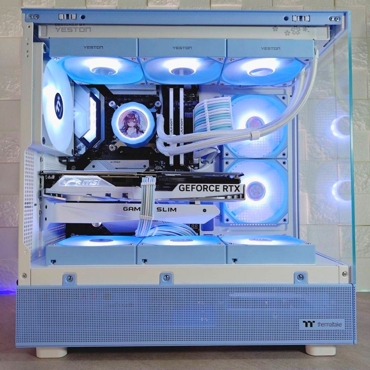 新品【ライトブルー ゲーミングPC】デスクトップパソコン 新品【ライトブルー ゲーミングPC】デスクトップパソコン