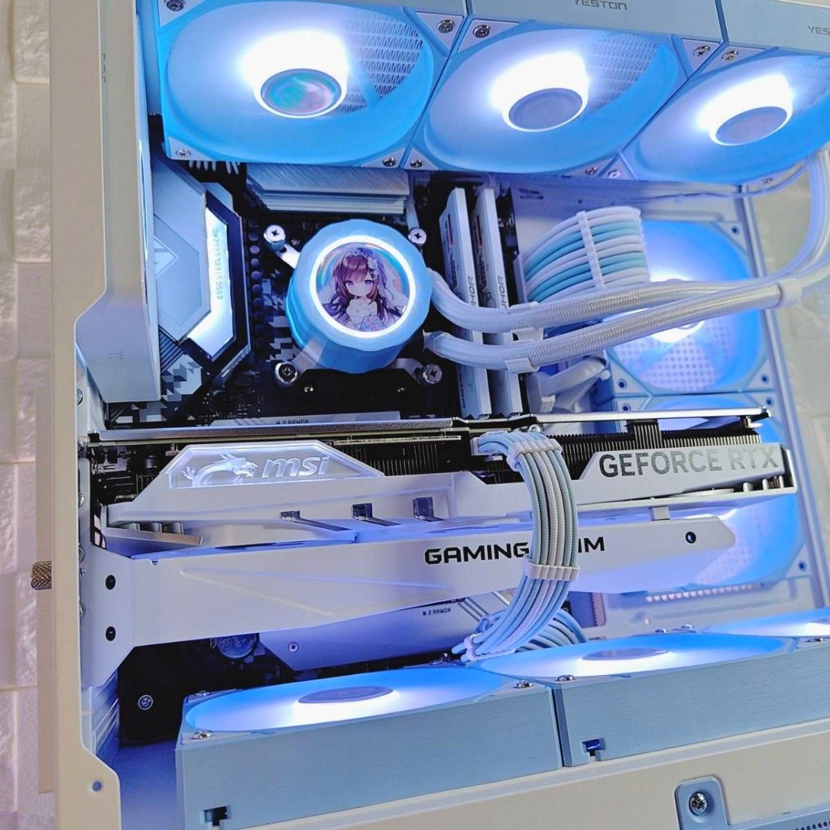 新品【ライトブルー ゲーミングPC】デスクトップパソコン 新品【ライトブルー ゲーミングPC】デスクトップパソコン