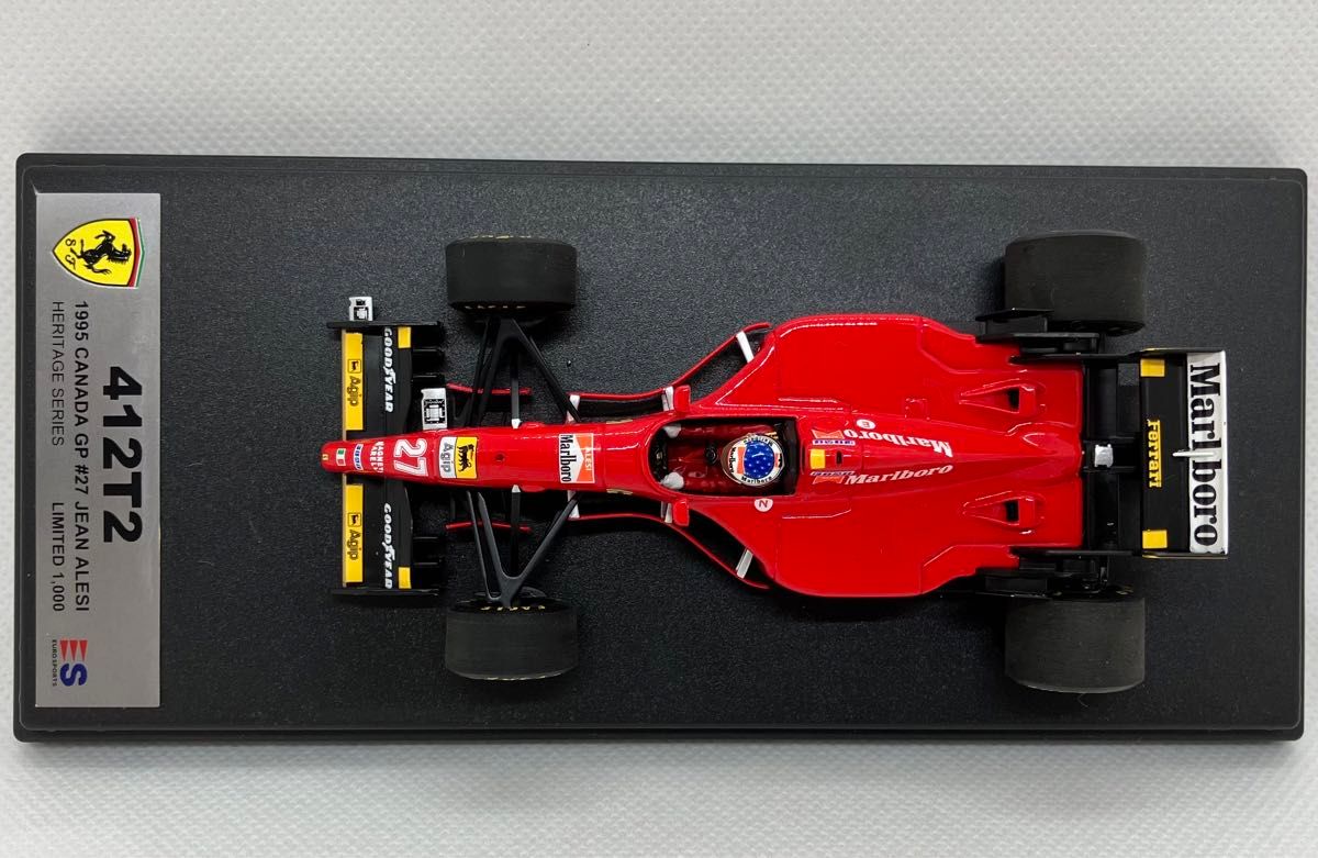 1/43 フェラーリ 412T2 #27 J アレジ 1995 カナダGP F1初優勝 1/43 フェラーリ 412T2 #27 J アレジ 1995 カナダGP F1初優勝