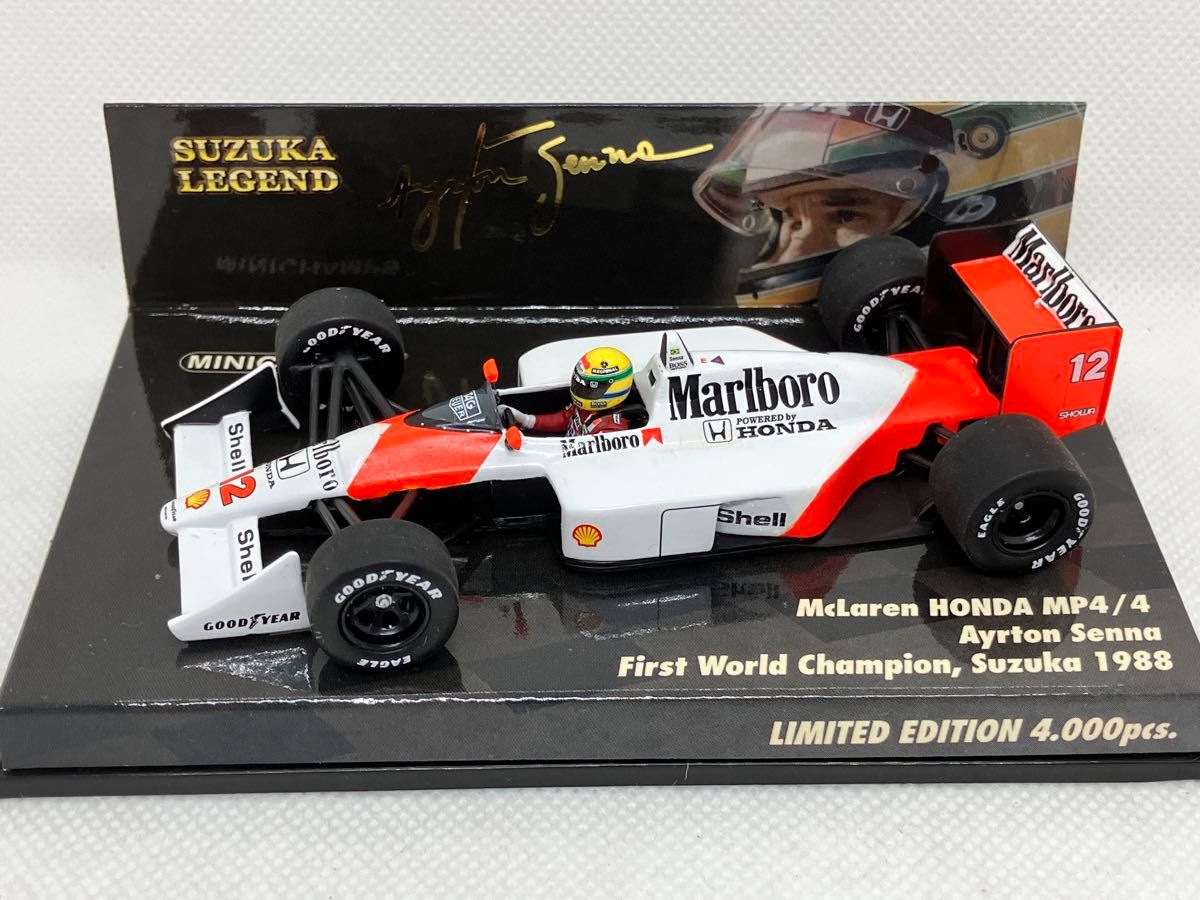 1/43 マクラーレン ホンダ MP4/4 A セナ マルボロ タバコ 1/43 マクラーレン ホンダ MP4/4 A セナ マルボロ タバコ