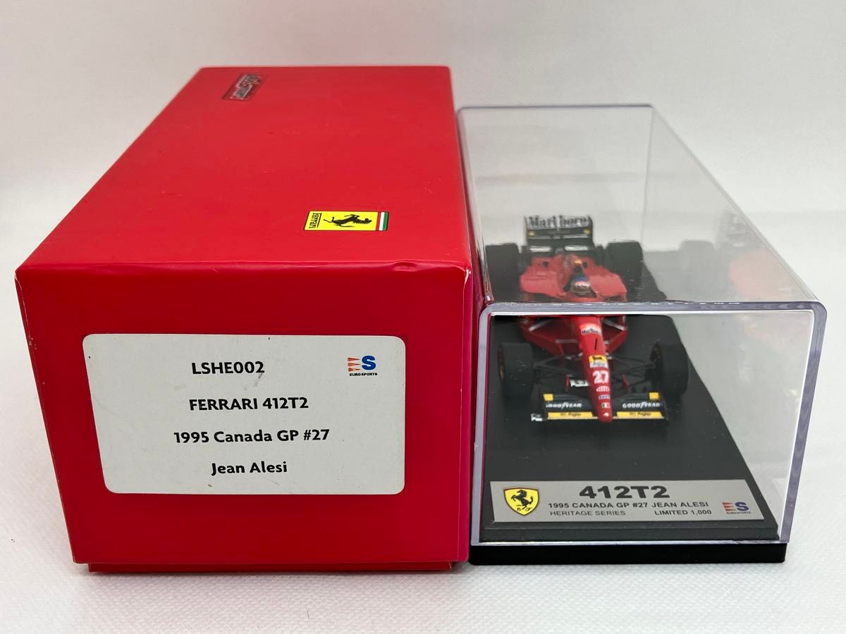1/43 フェラーリ 412T2 #27 J アレジ 1995 カナダGP F1初優勝 1/43 フェラーリ 412T2 #27 J アレジ 1995 カナダGP F1初優勝