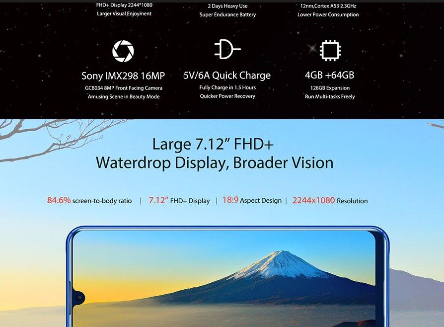 未使用 OUKITEL K9 ブルー SIMフリー スマホ 7 12インチ 大画面 未使用 OUKITEL K9 ブルー SIMフリー スマホ 7 12インチ 大画面