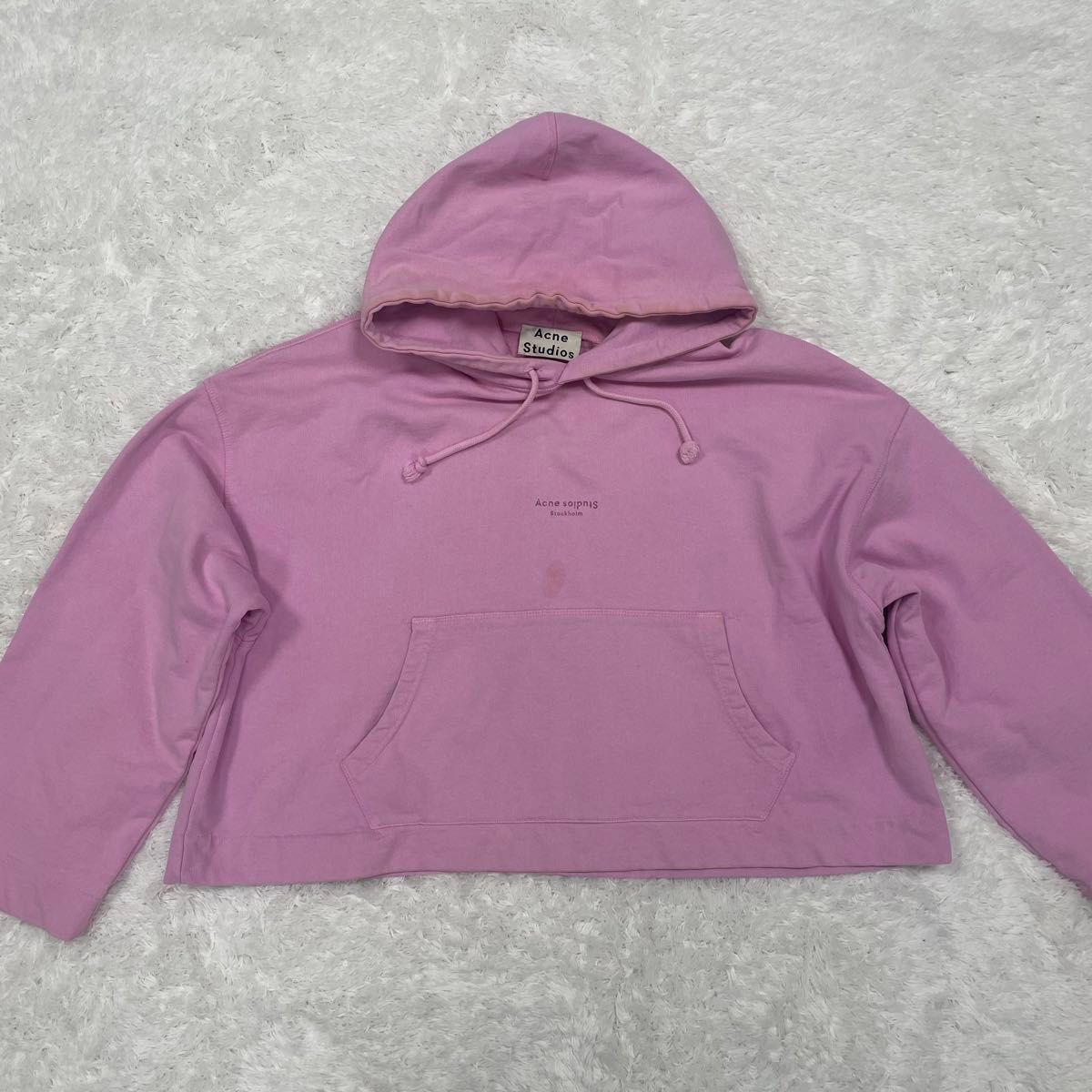 USED】AcneStudios アクネ フーディ フードパーカー ピンク USED】AcneStudios アクネ フーディ フードパーカー ピンク