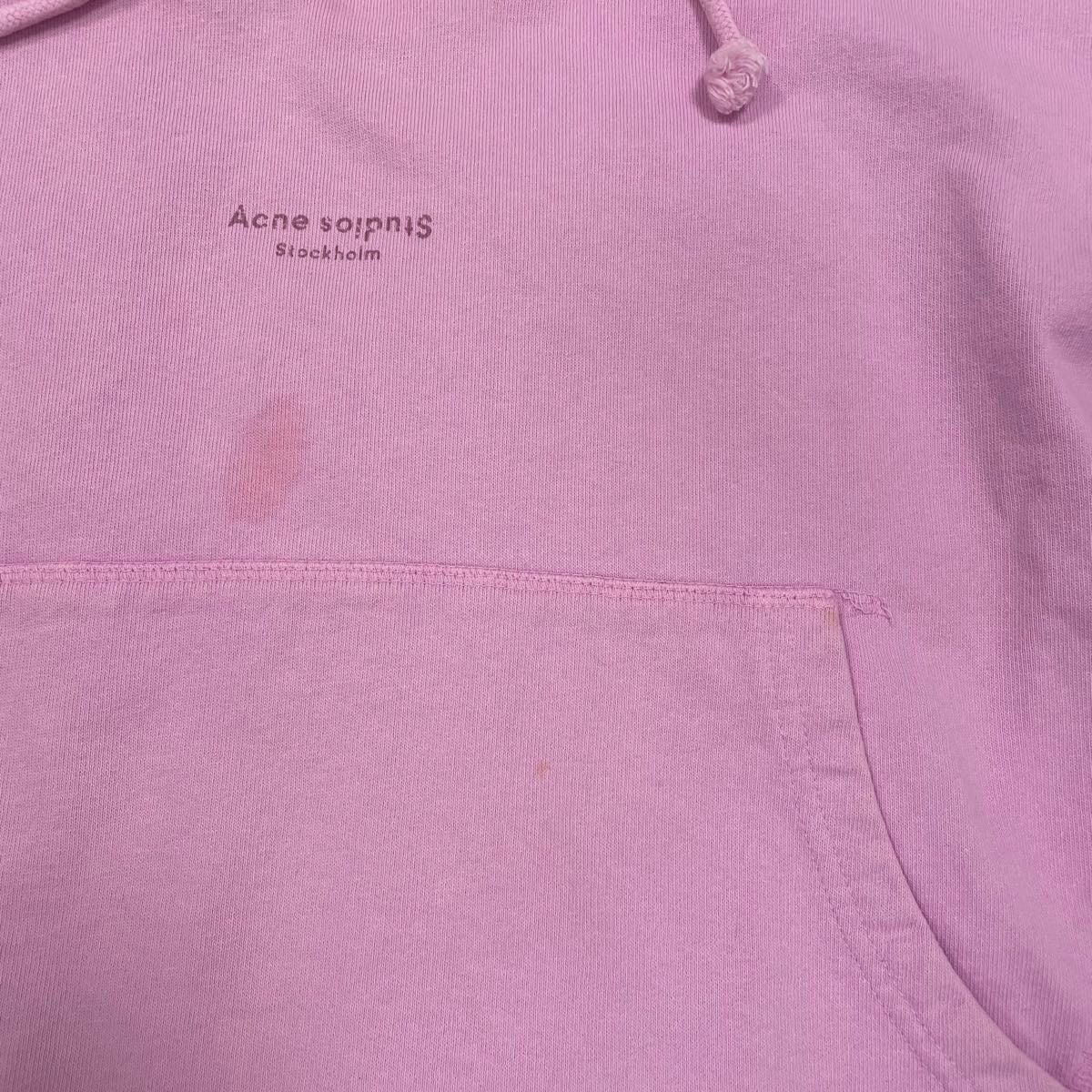 USED】AcneStudios アクネ フーディ フードパーカー ピンク USED】AcneStudios アクネ フーディ フードパーカー ピンク