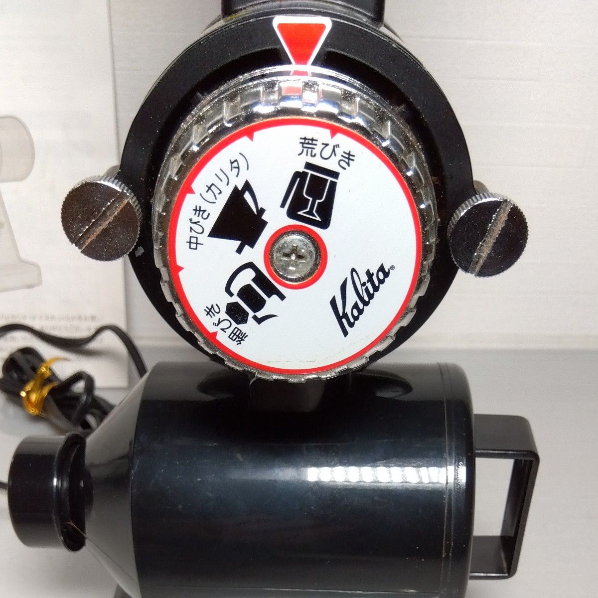 カリタ kalita ナイスカットミル KH-100 ブラック 取説付き 電動 カリタ kalita ナイスカットミル KH-100 ブラック 取説付き 電動