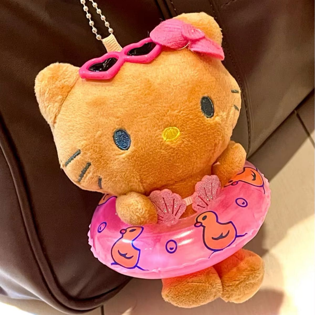 ぬいぐるみ ハローキティ ガングロキティ 日焼けキティ 夏 ぬいぐるみ ハローキティ ガングロキティ 日焼けキティ 夏