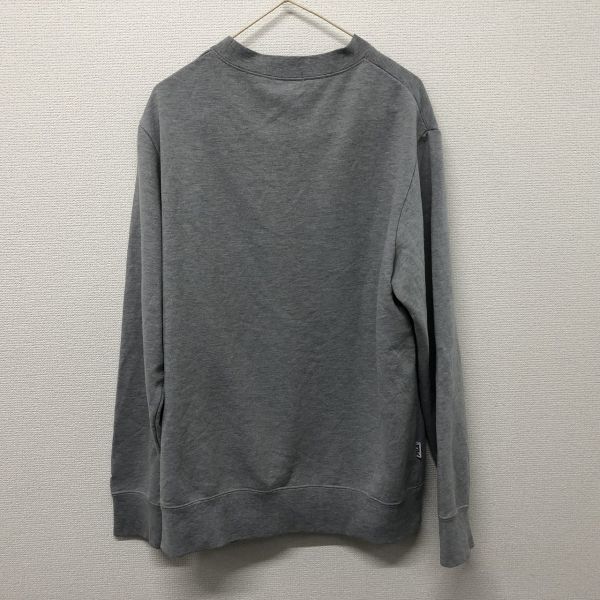 [ old clothes one point thing!](No.782) filler (FILA) sweat ( size :L) big Logo gray 