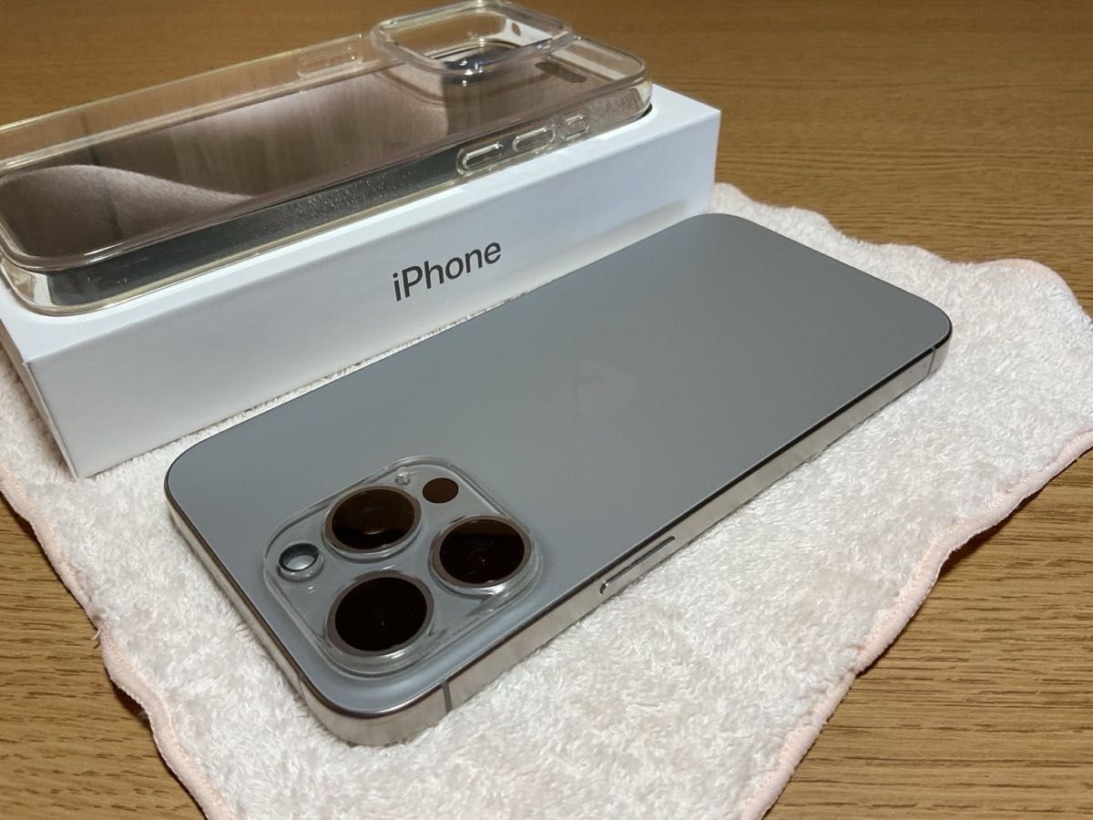 Apple iPhone 15 Pro Max 256GB SIMフリー 美品 バッテリー100 Apple iPhone 15 Pro Max 256GB SIMフリー 美品 バッテリー100