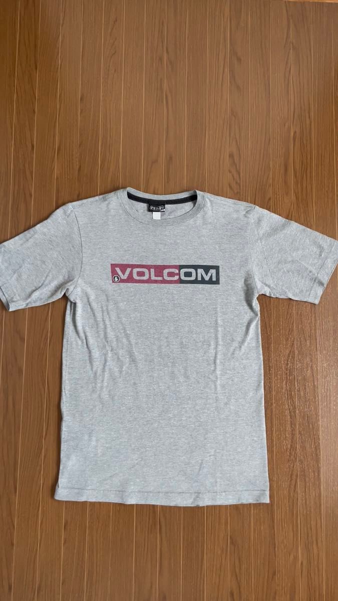 VOLCOM ボルコム メンズTシャツ 灰 S ボルコムストーン スケートボード スノーボード サーフィン ヴォルコム グレー