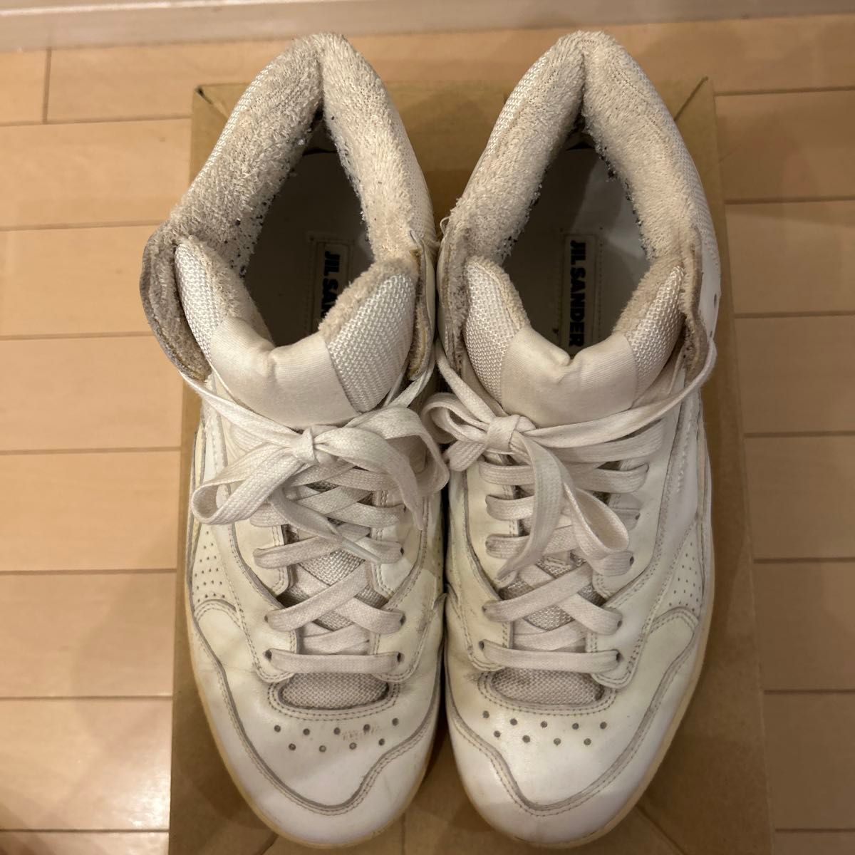 JIL SANDER ジルサンダー ハイカットスニーカー 41|Yahoo JIL SANDER ジルサンダー ハイカットスニーカー 41|Yahoo