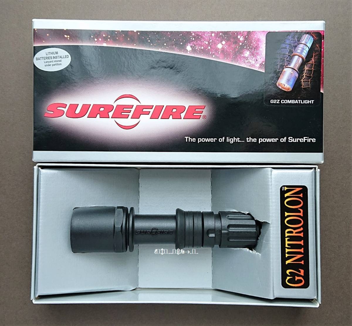 華麗 限定モデル SUREFIRE 説明 元箱 コレクション NRAモデル G2Z-NRA シュアファイヤー