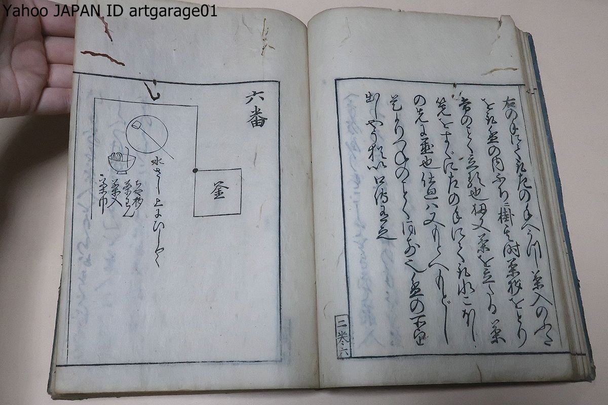 利休茶湯秘傳書・利休茶湯書・2冊/片桐宗幽/利休七荘秘傳茶湯書 利休茶湯秘傳書・利休茶湯書・2冊/片桐宗幽/利休七荘秘傳茶湯書