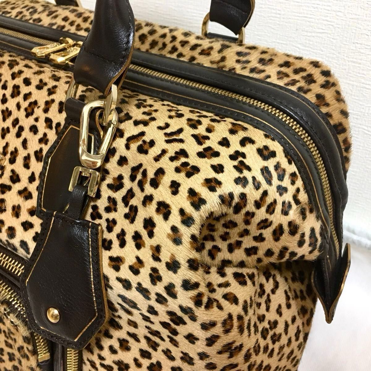 レア】LONGCHAMP ロンシャン レジェンド パンサー柄 ヒョウ柄 レア】LONGCHAMP ロンシャン レジェンド パンサー柄 ヒョウ柄
