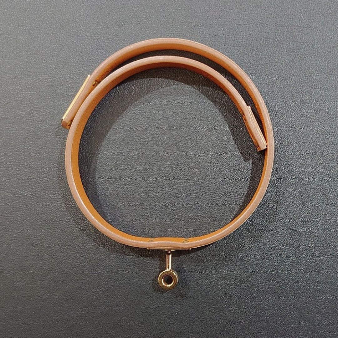 未使用】箱付 国内正規品 HERMES エルメス レザー ブレスレット 未使用】箱付 国内正規品 HERMES エルメス レザー ブレスレット