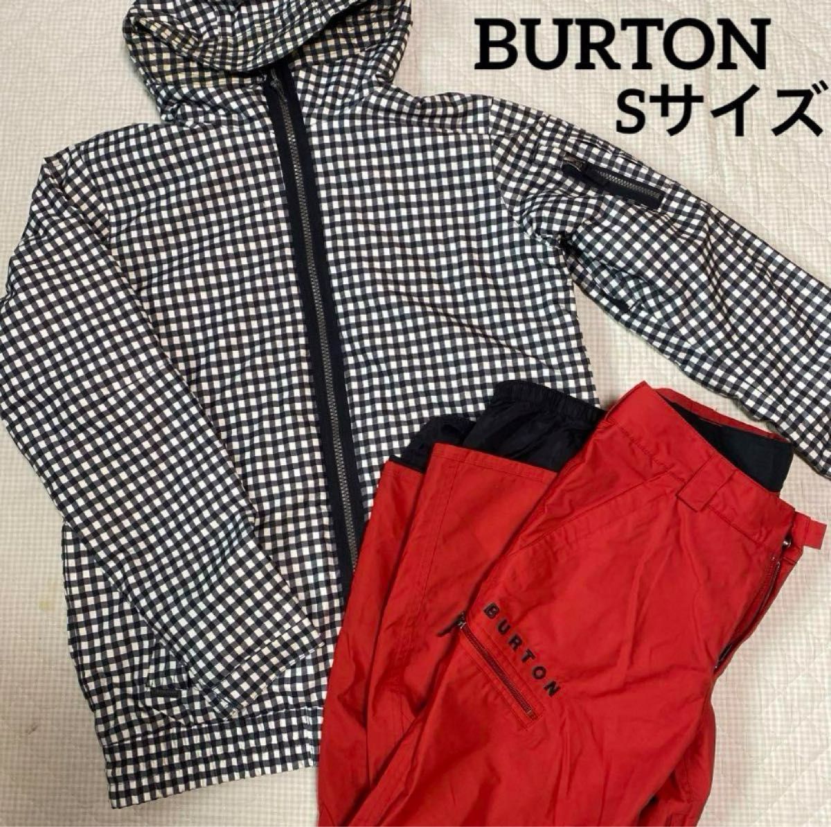 BURTON】バートン スノーボードウェア上下セット size M (140 BURTON】バートン スノーボードウェア上下セット size M (140