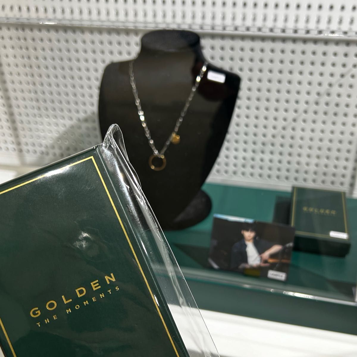 BTS JungKook GOLDEN ネックレス リング ジョングク 展示会 BTS JungKook GOLDEN ネックレス リング ジョングク 展示会