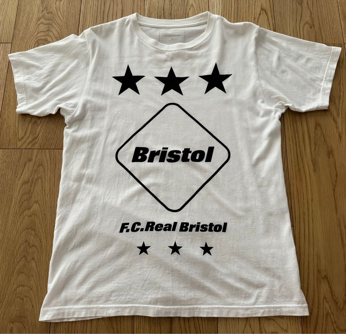 Bristol ホワイト ロゴプリント Tシャツ S Bristol ホワイト ロゴプリント Tシャツ S