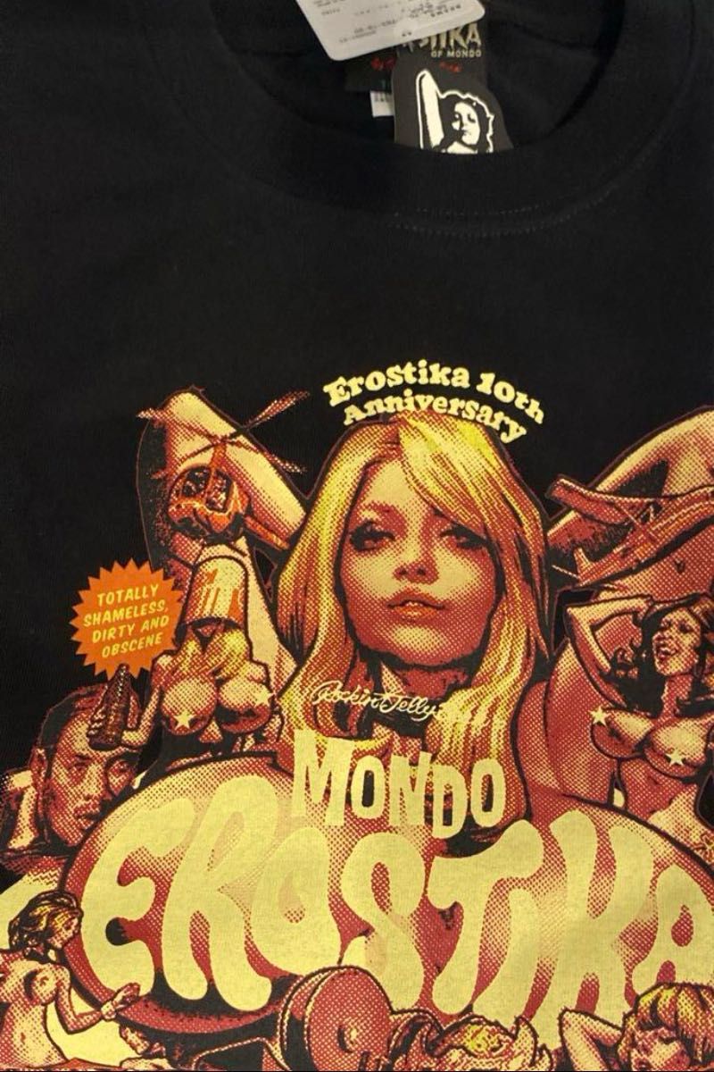 Erostika MONDO ロッキンジェリービーン tシャツ 20周年 ⑤ Erostika MONDO ロッキンジェリービーン tシャツ 20周年 ⑤