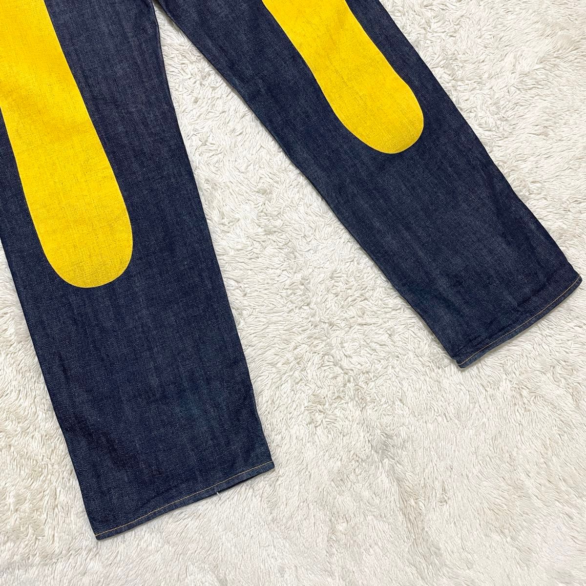 稀少極美品】EVISU エヴィス 大黒ペイント ビッグカモメ 稀少極美品】EVISU エヴィス 大黒ペイント ビッグカモメ