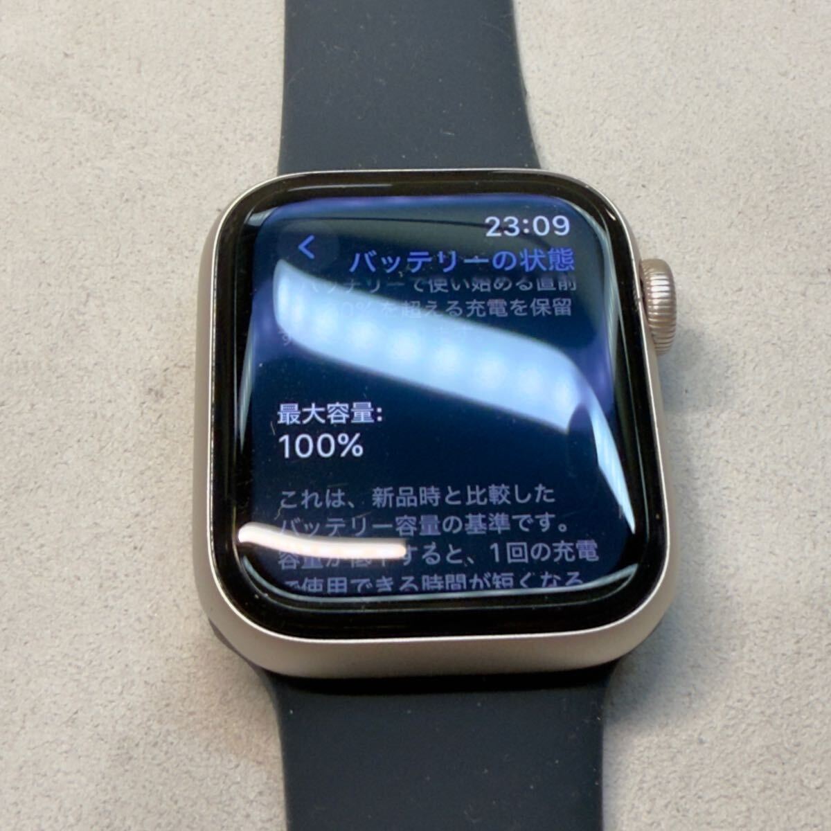 即決 ケア+ バッテリー100% Apple Watch SE2 40mm スターライト 即決 ケア+ バッテリー100% Apple Watch SE2 40mm スターライト