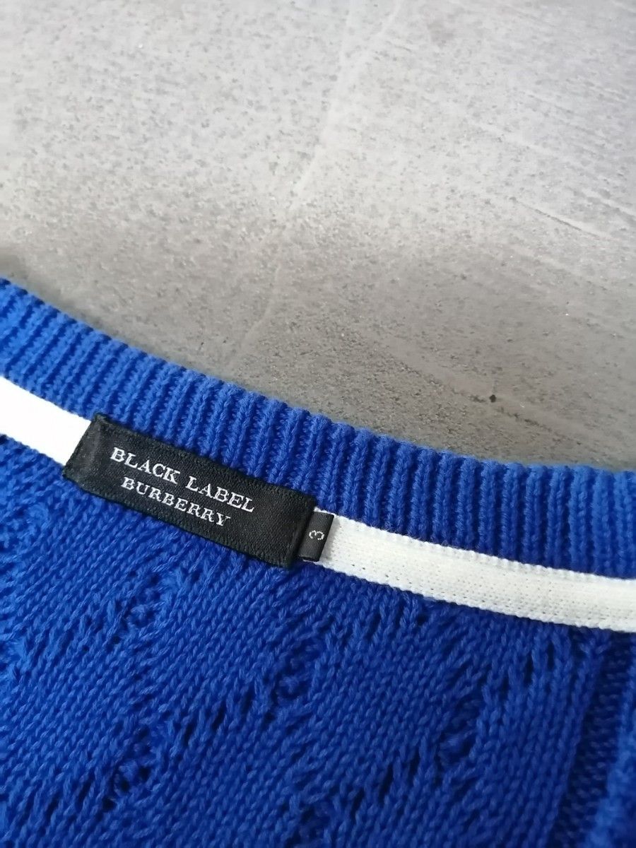 BURBERRY BLACK LABEL バーバリーブラックレーベル ケーブル編み BURBERRY BLACK LABEL バーバリーブラックレーベル ケーブル編み