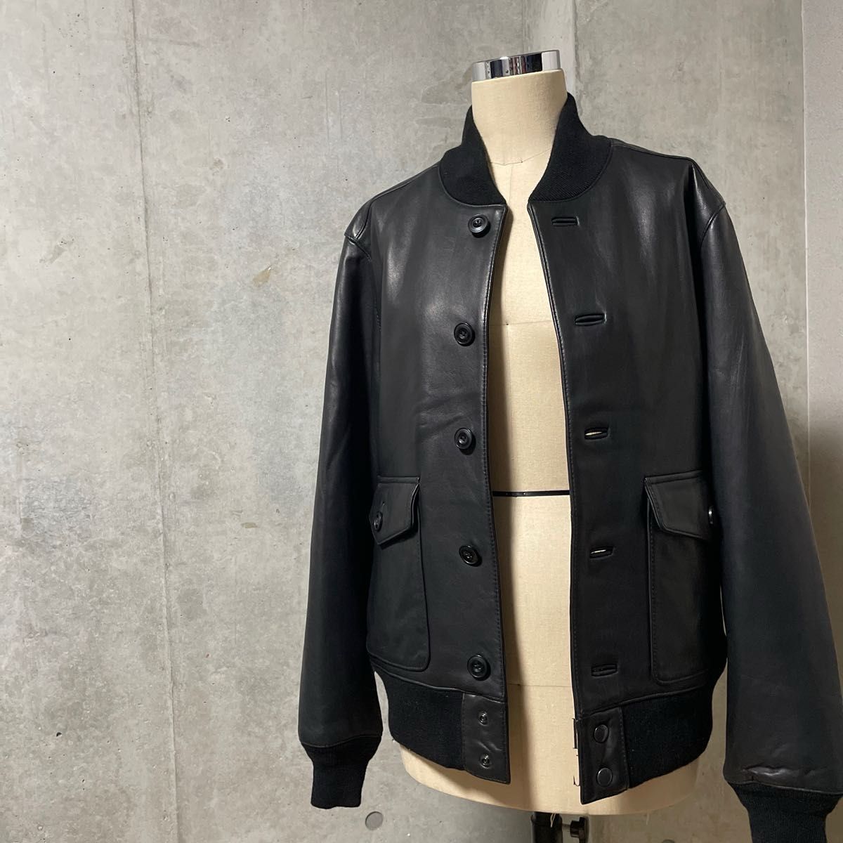OLD EDDIE BAUER sheep leather blouson レザー エディー OLD EDDIE BAUER sheep leather blouson レザー エディー