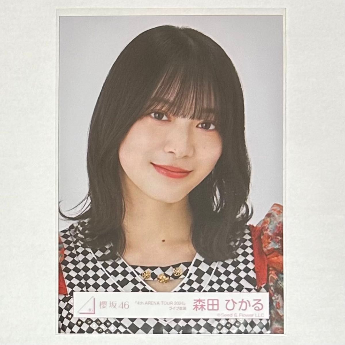 櫻坂46 森田ひかる 生写真 4th ARENA TOUR 2024 ライブ衣装 ヨリ 櫻坂46 森田ひかる 生写真 4th ARENA TOUR 2024 ライブ衣装 ヨリ