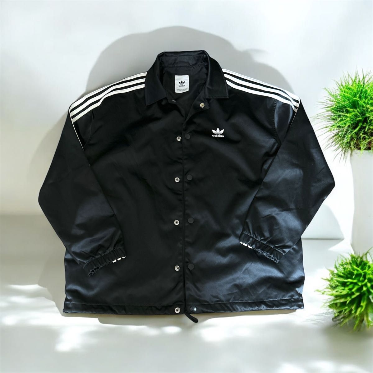 希少】常田大希着用 adidas サテン コーチジャケット トラック 希少】常田大希着用 adidas サテン コーチジャケット トラック