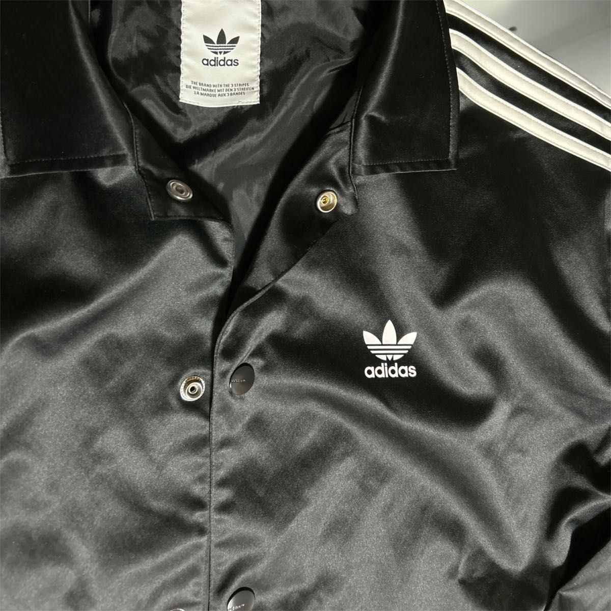希少】常田大希着用 adidas サテン コーチジャケット トラック 希少】常田大希着用 adidas サテン コーチジャケット トラック