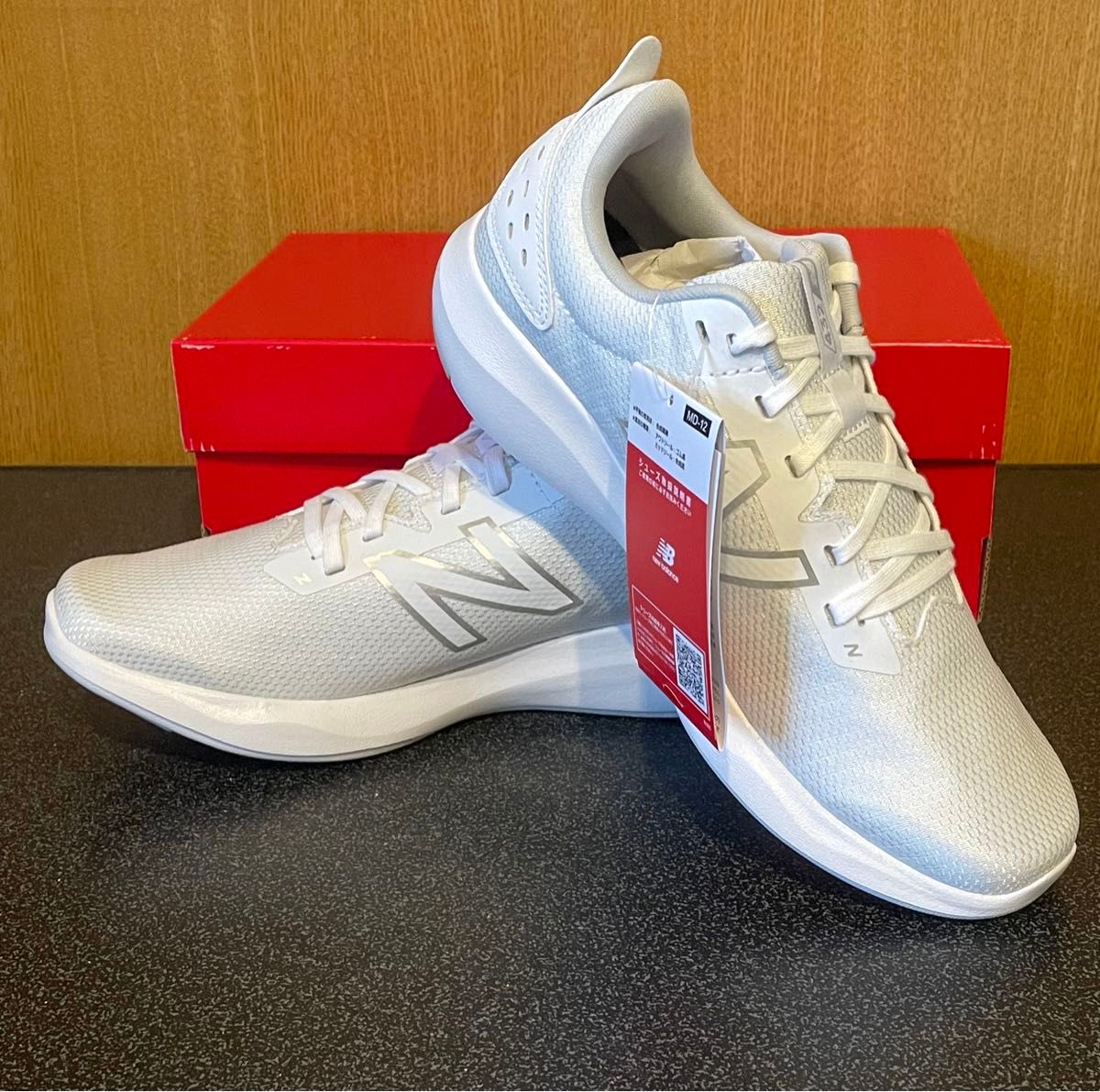 【未使用品】new balance ニューバランス ランニングシューズ ME432 ホワイト 【未使用品】new balance ニューバランス ランニングシューズ ME432 ホワイト
