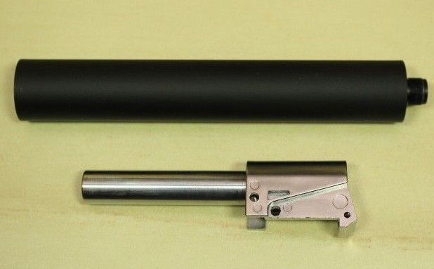 ロングサイレンサー & 可変HOPアウターバレル マルゼン ロングサイレンサー & 可変HOPアウターバレル マルゼン
