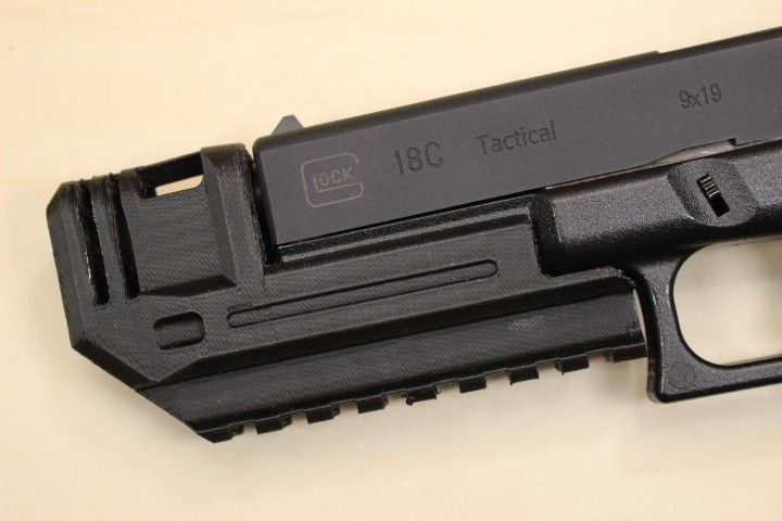 樹脂製 コンペンセイター 東京マルイ グロック17 18c 22用TTI風 樹脂製 コンペンセイター 東京マルイ グロック17 18c 22用TTI風