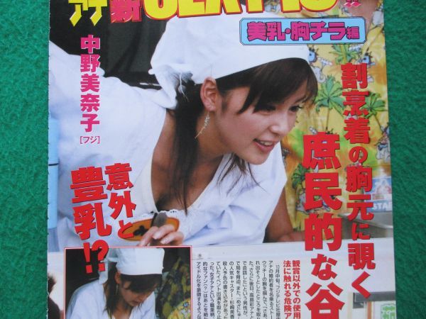 切り抜き★中野美奈子★アイドルハプニング／2006年_画像1