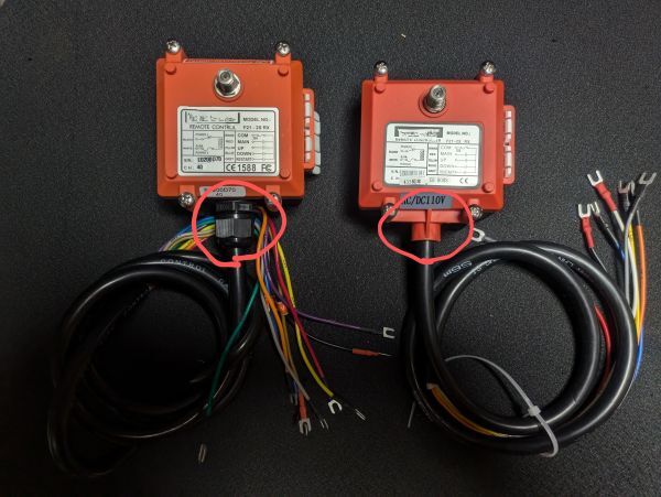 2ch(3chへ変更可能) 送信機2個 AC100-220V ラジコン 2ch(3chへ変更可能) 送信機2個 AC100-220V ラジコン
