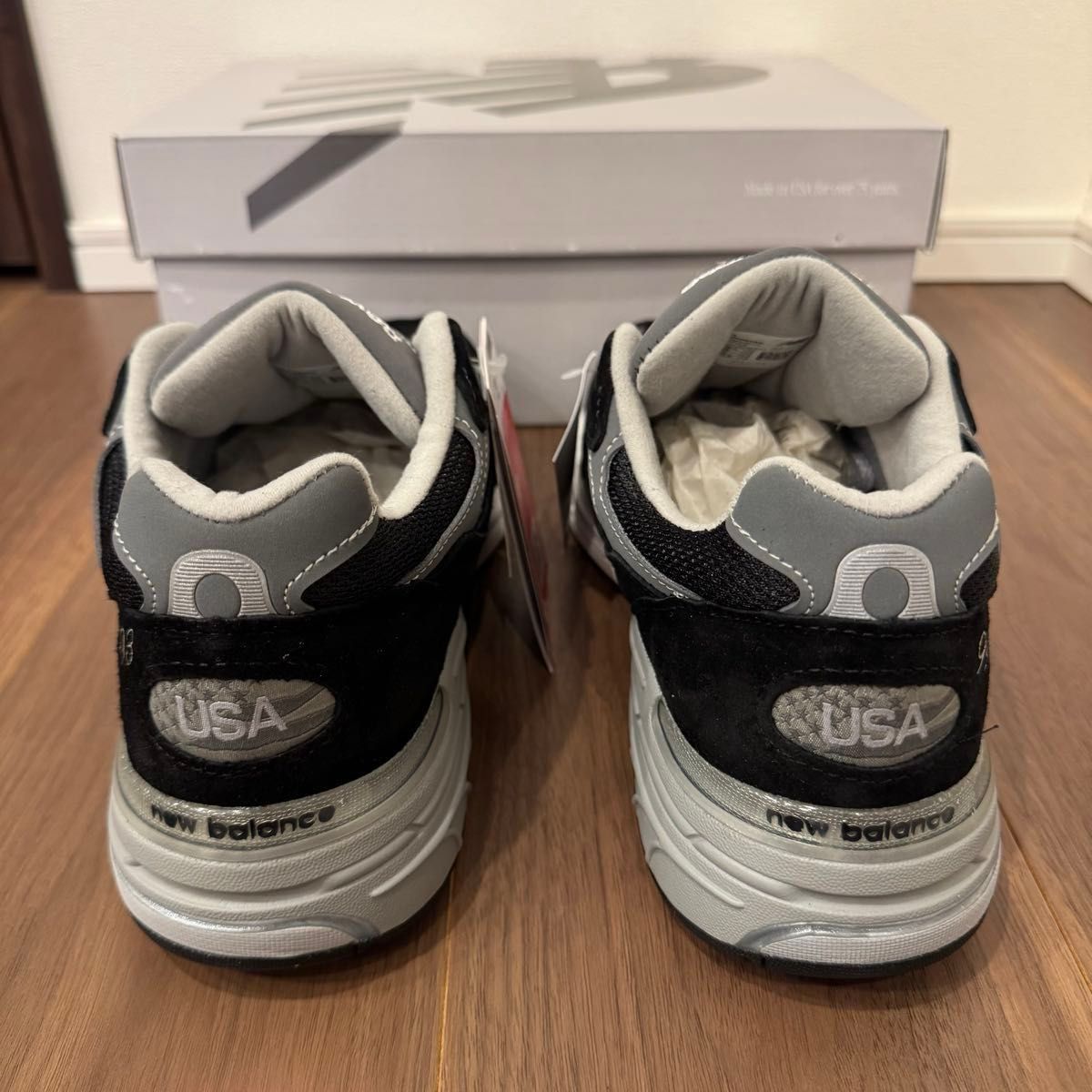 New Balance 993 【MR993BK】26 5cm 2024年製造 ワイズD|Yahoo New Balance 993 【MR993BK】26 5cm 2024年製造 ワイズD|Yahoo
