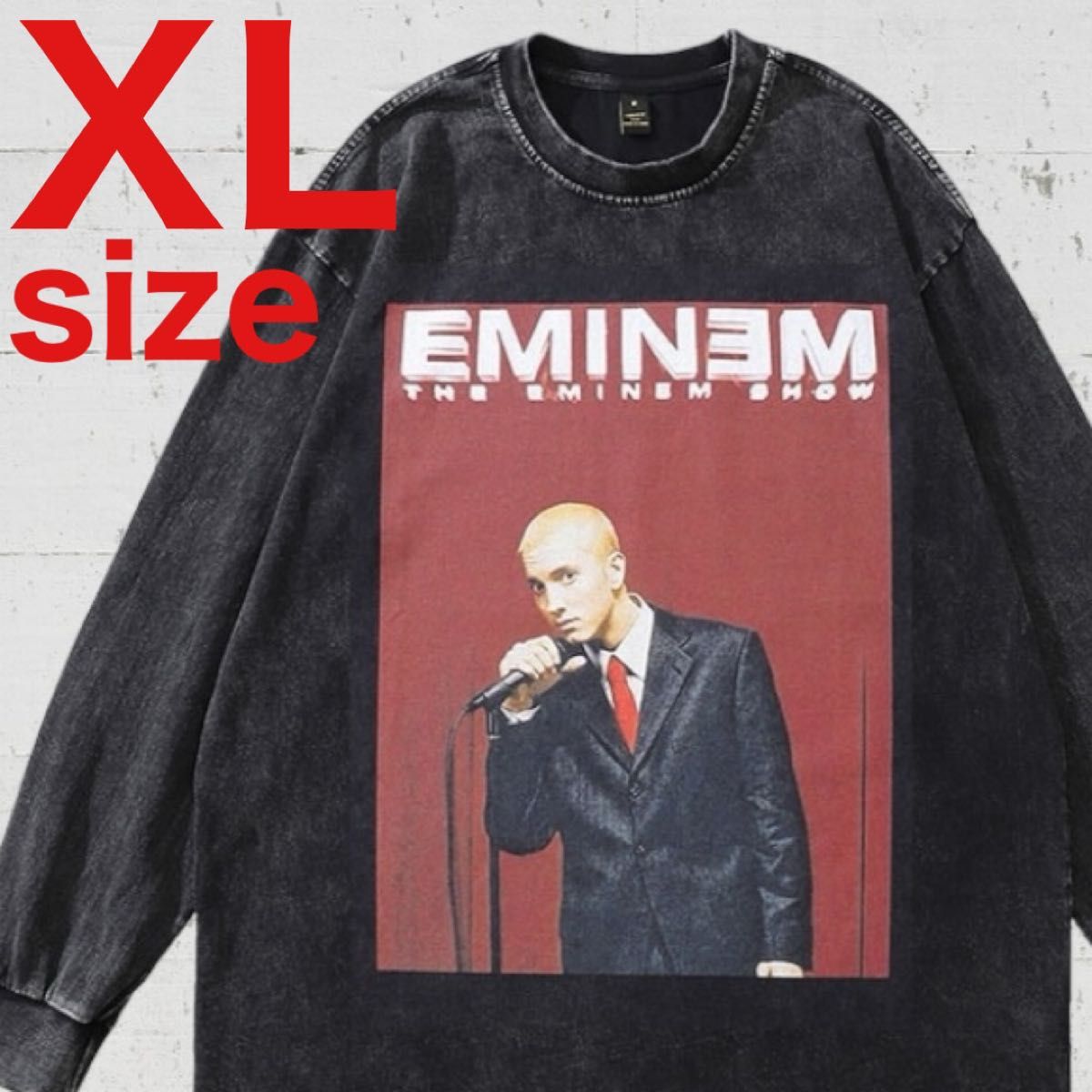 THE EMINEM SHOW エミネム ジャケット ラップ Tシャツ 長袖 ロン THE EMINEM SHOW エミネム ジャケット ラップ Tシャツ 長袖 ロン