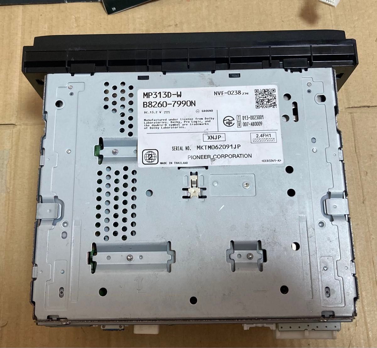 日産 純正ナビ MP313D-W (パイオニア製) メモリーナビ 日産 純正ナビ MP313D-W (パイオニア製) メモリーナビ