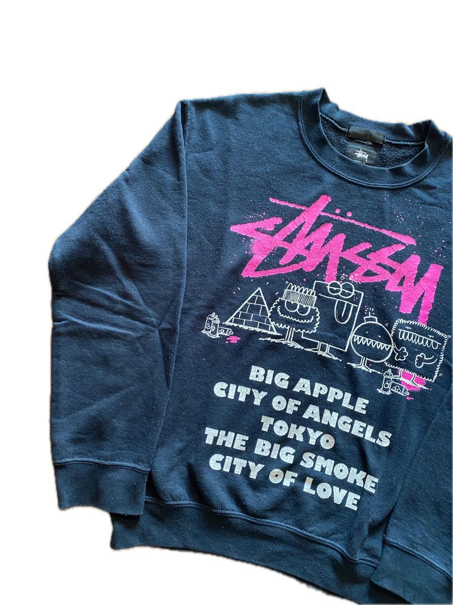 レアコラボ】STUSSY×KEVIN LYONS コラボ スウェット サイズS レアコラボ】STUSSY×KEVIN LYONS コラボ スウェット サイズS