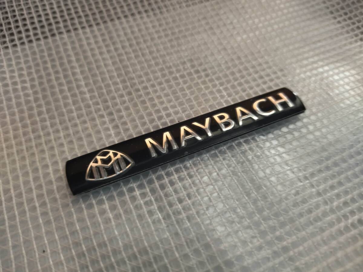 [.. пачка включая доставку ]MAYBACH( maybach ) эмблема plate черный длина 1.2.× ширина 7.5.