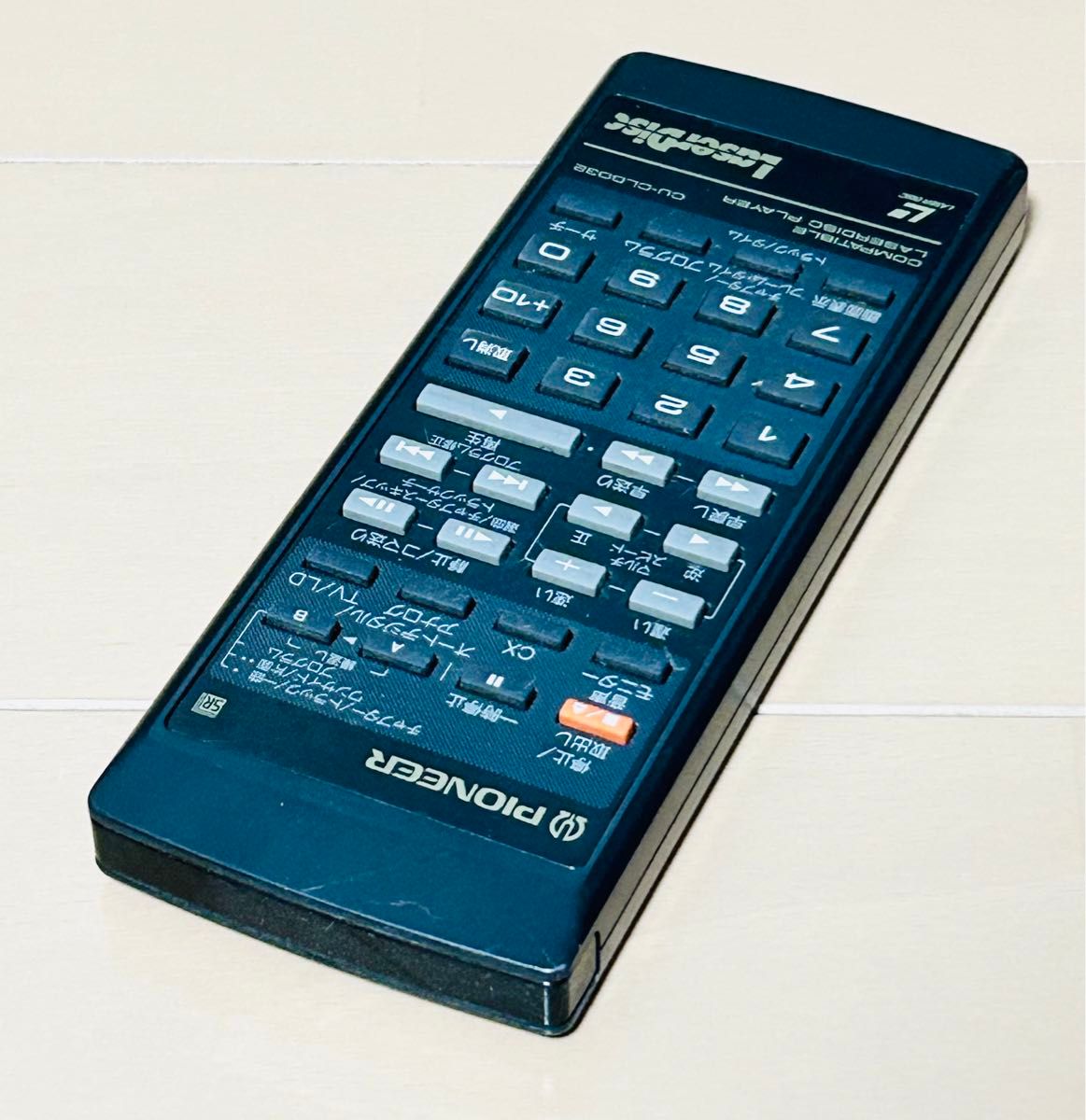 動作品 Pioneer パイオニア LDプレーヤー CLD-100用リモコン CU 動作品 Pioneer パイオニア LDプレーヤー CLD-100用リモコン CU